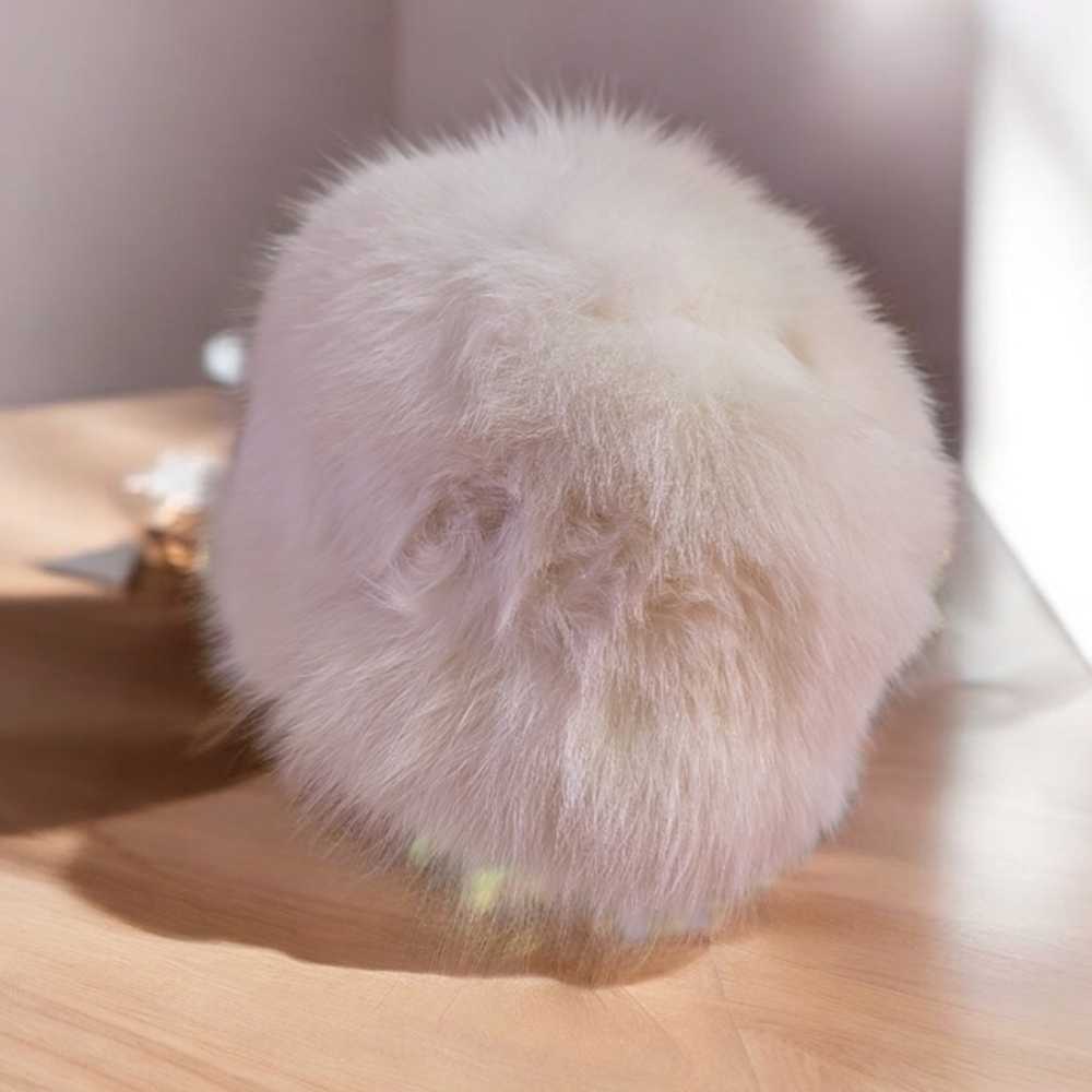 Genuine Fur Vienna White Fox Fur Hat